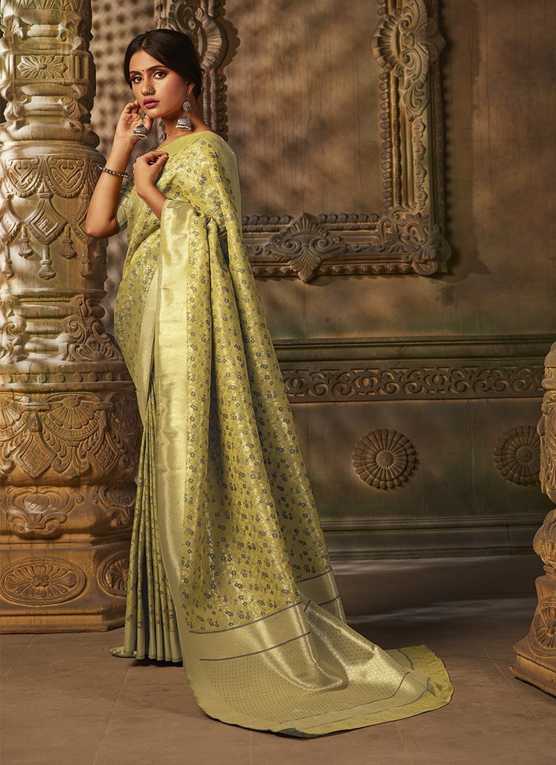 Women's Banarasi Silk Woven saree - Monjolika