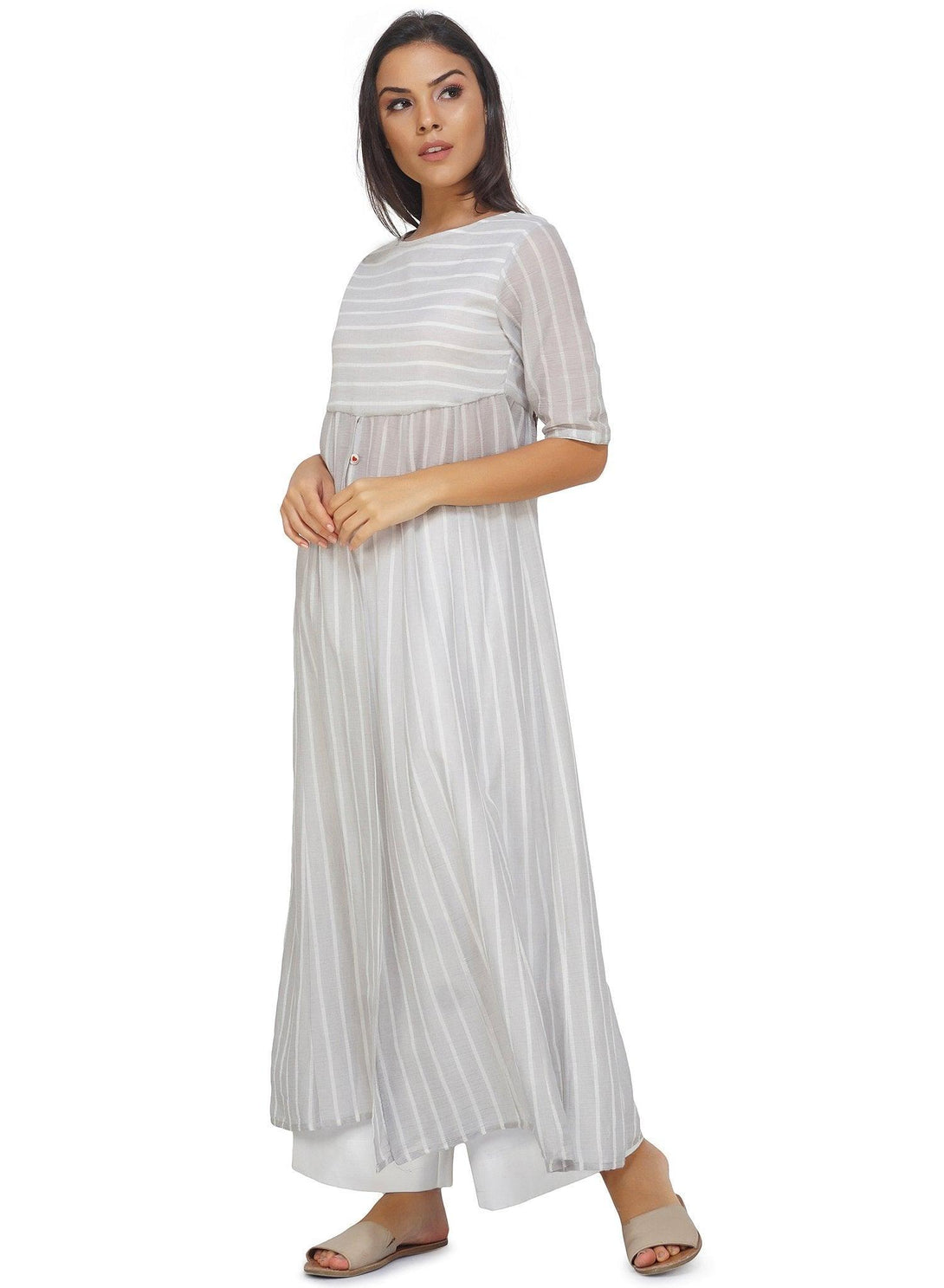 Women's Earl Slit kurta - The Burnt Soul - Indiakreations