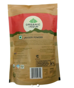 Organic Jaggery Powder 500G - Organic India