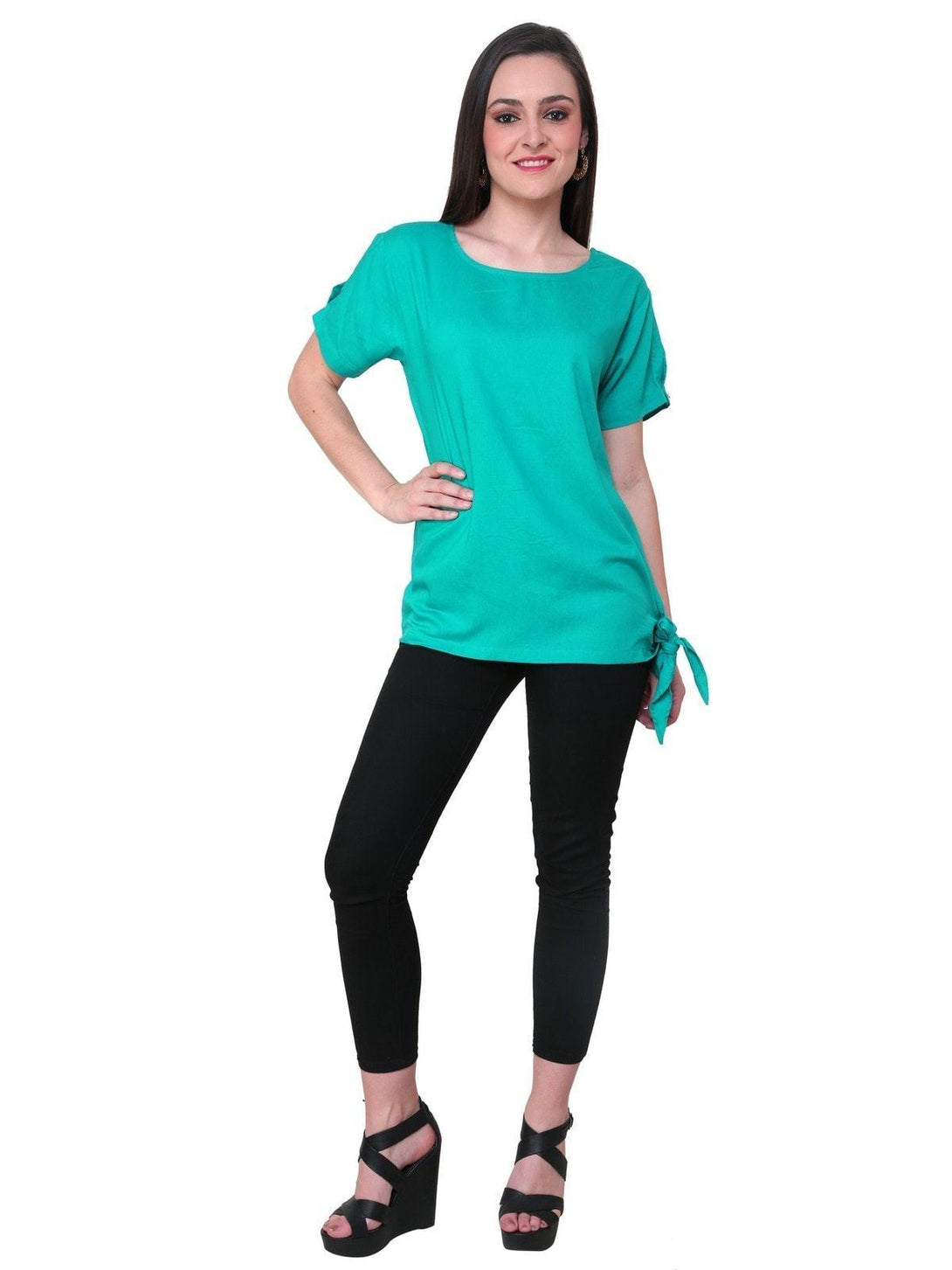 Women's Knotted Top - Pannkh - Indiakreations