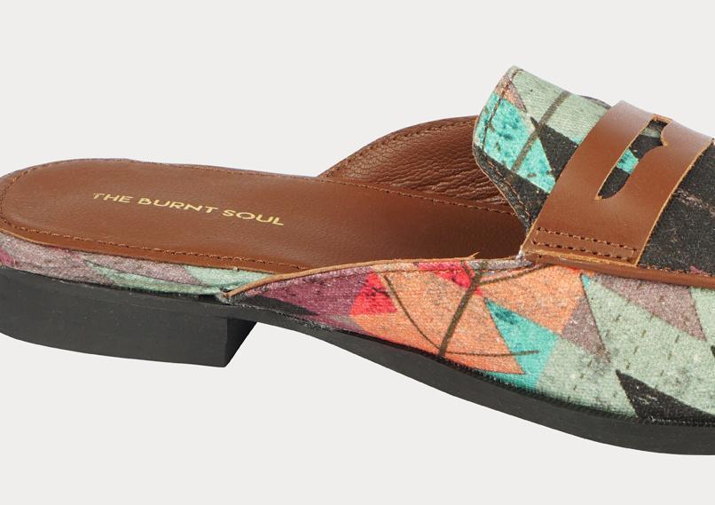 Women's kona-mules The Burnt Soul - Indiakreations