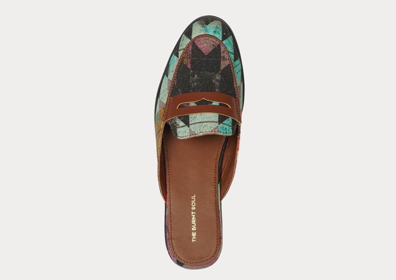 Women's kona-mules The Burnt Soul - Indiakreations