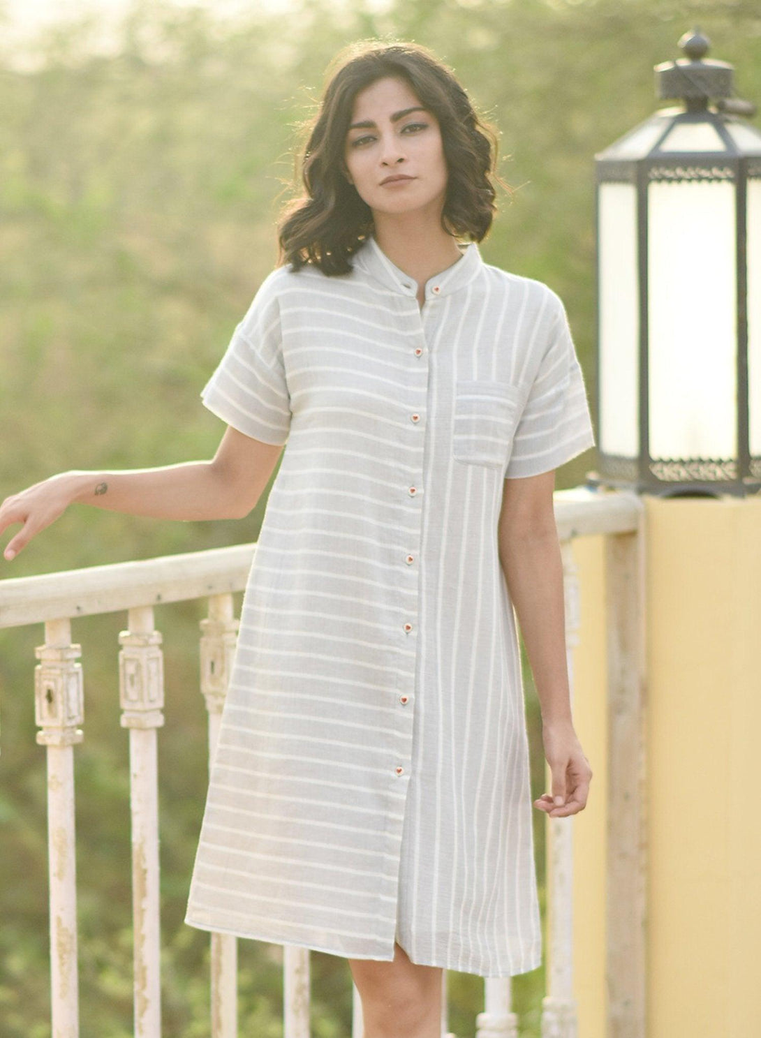 Women's Earl Shirt Dress - The Burnt Soul - Indiakreations