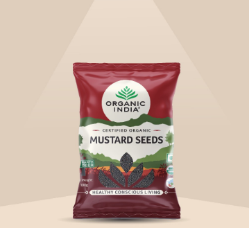 Organic Brown Mustard Seed Rai 100G - Organic India