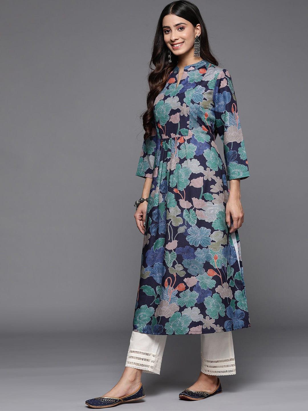 Varanga Women Floral Printed Kurta - Indiakreations