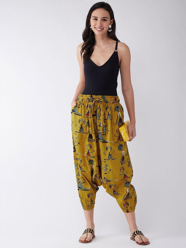 Women's Quirky Harem Pant - InWeave - Indiakreations