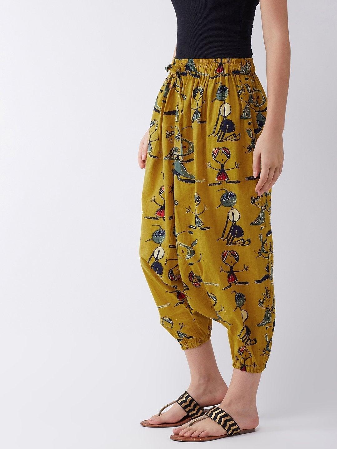 Women's Quirky Harem Pant - InWeave - Indiakreations