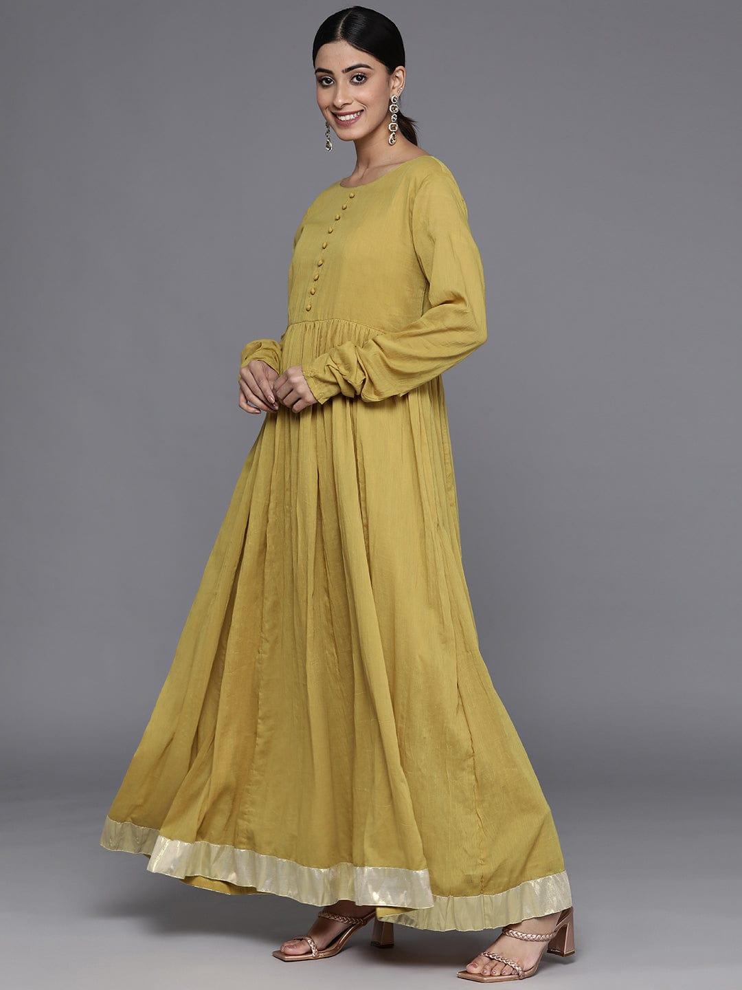 Varanga Women Gotta Patti Anarkali Kurta With Dupatta - Indiakreations