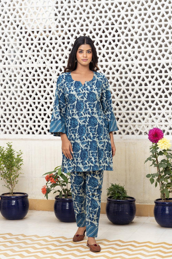 Indigo Co-ord Of 2 - Indiakreations