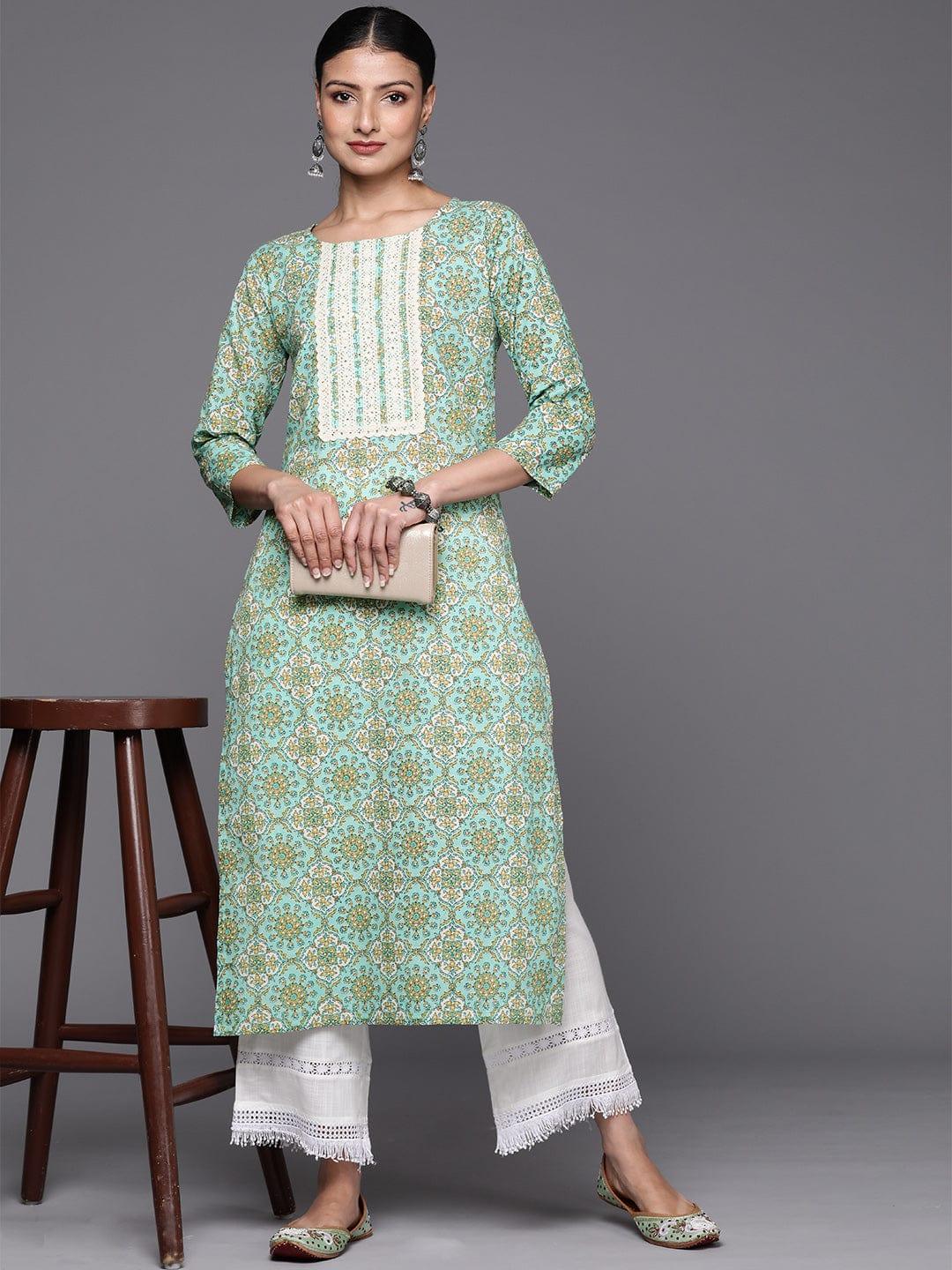 Varanga Women Floral Printed Floral Kurta - Indiakreations