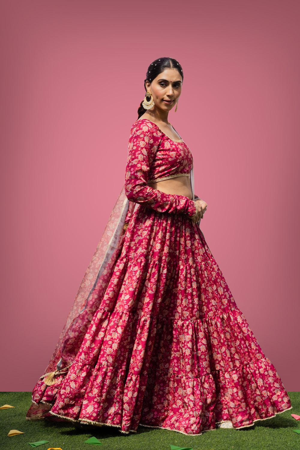 Mehfil Rani Lehenga Set - Indiakreations