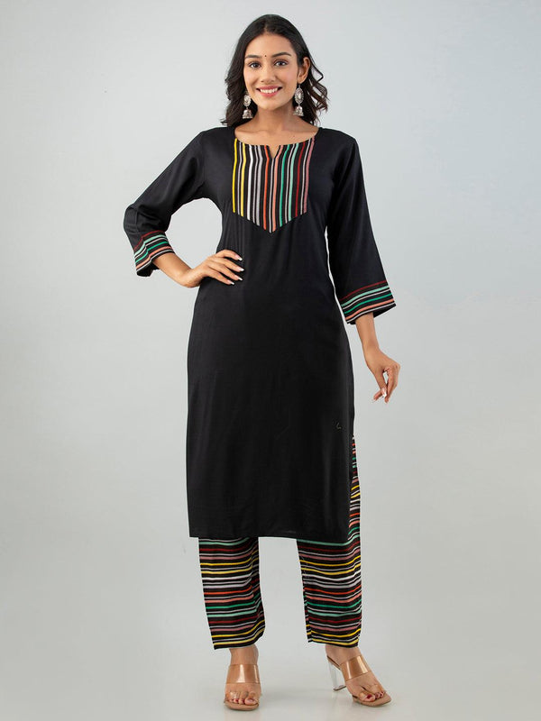 Rayon Kurta Set For Women's - Noz2Toz - Indiakreations