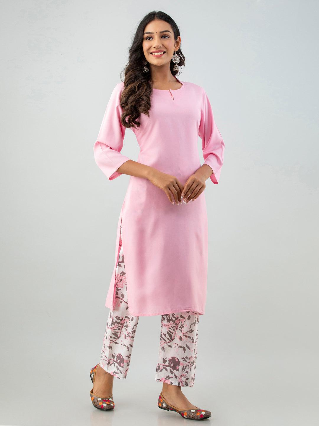 Rayon Kurta Set For Women's - Noz2Toz - Indiakreations