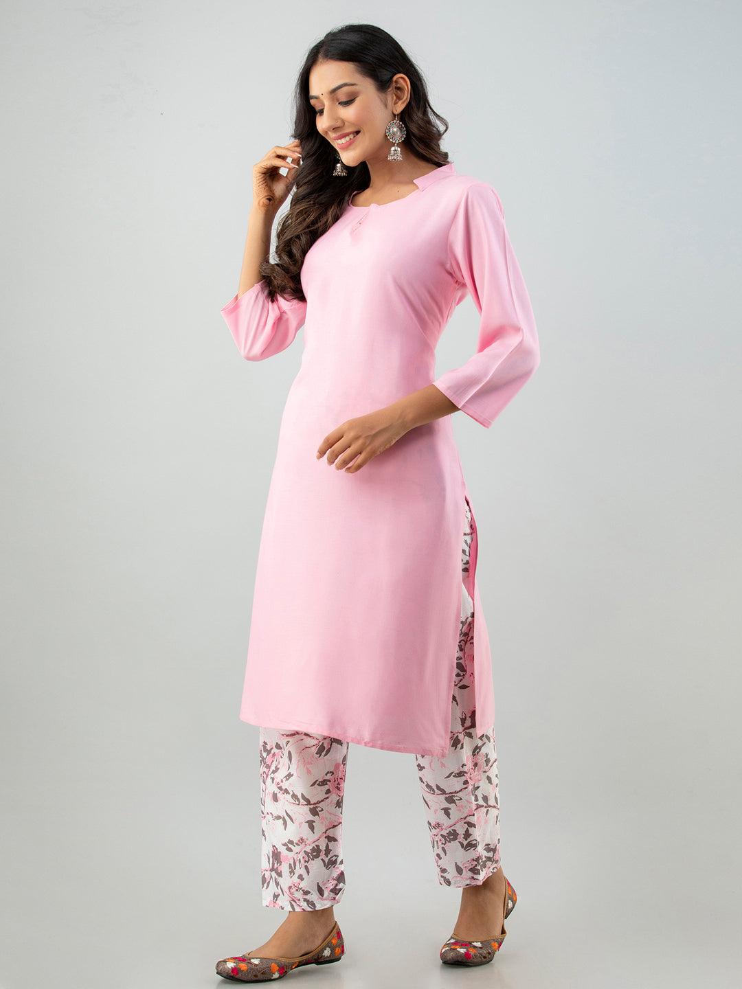 Rayon Kurta Set For Women's - Noz2Toz - Indiakreations