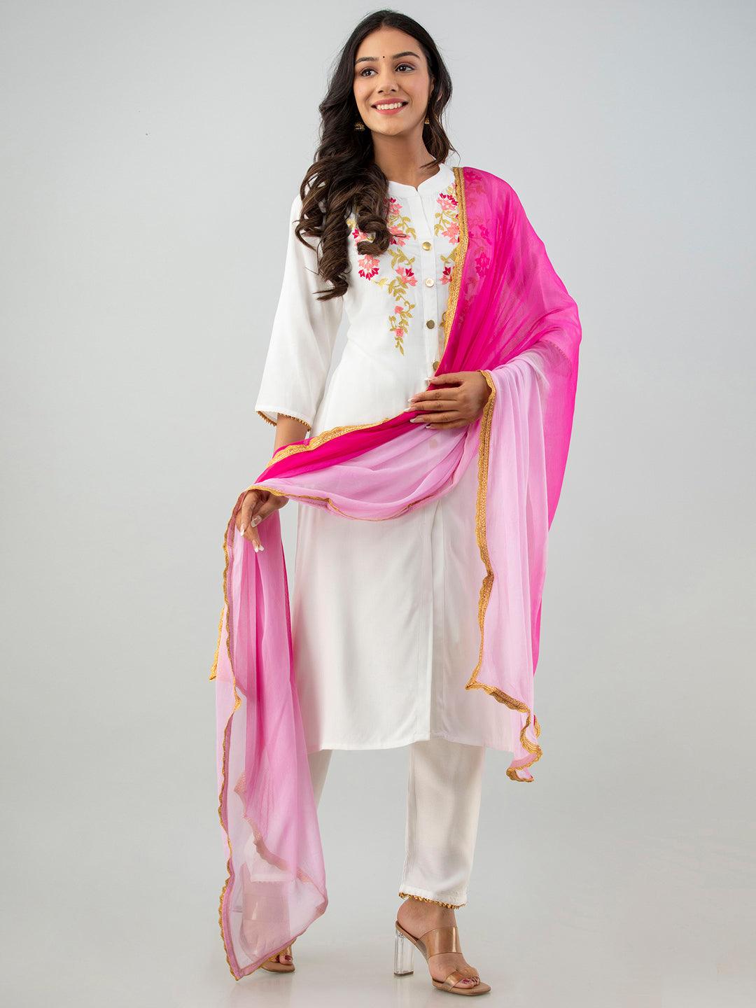 Rayon Kurta Set For Women's - Noz2Toz - Indiakreations