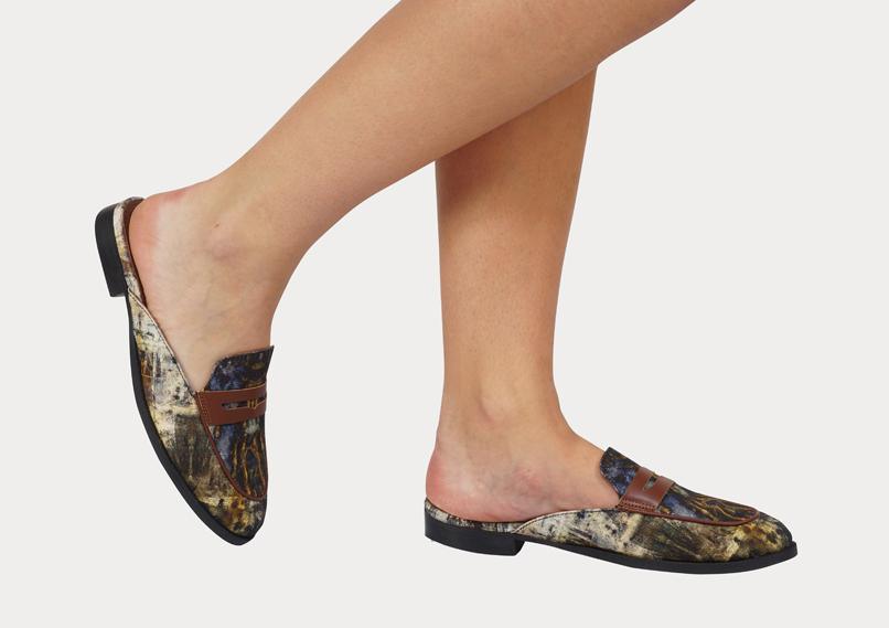 Women's tamasi-mules The Burnt Soul - Indiakreations