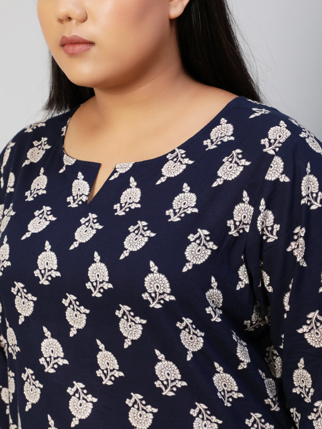 Women Navy Blue Printed Night Suit | NOZ2TOZ - Made In INDIA.