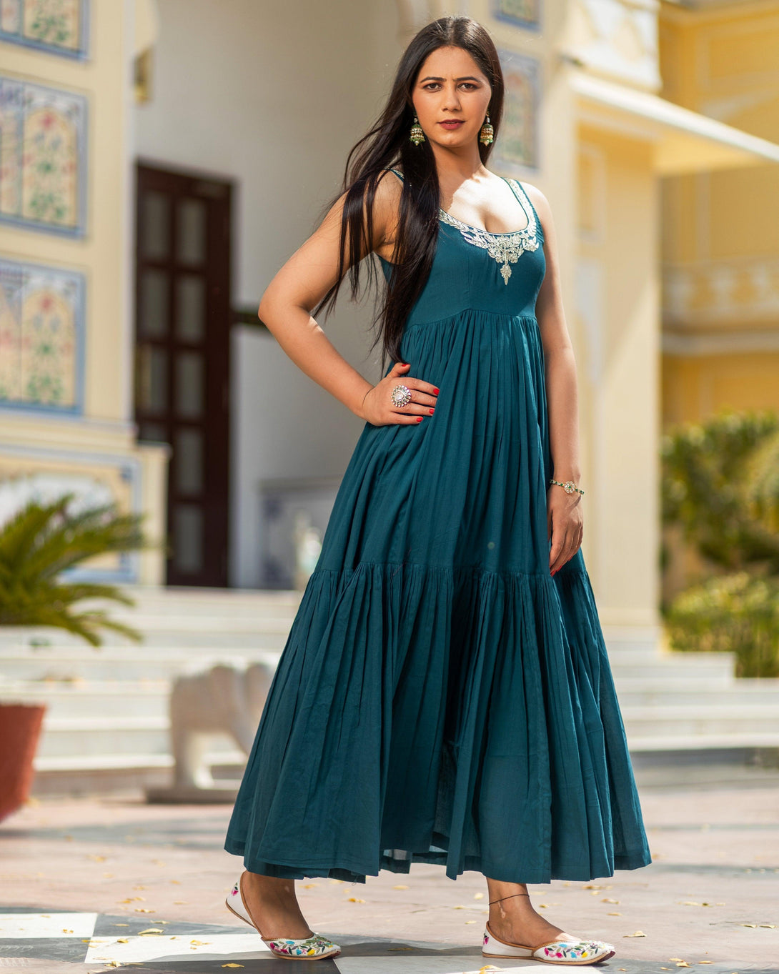 Women's Katya Tyre Dress - Baisacrafts - Indiakreations