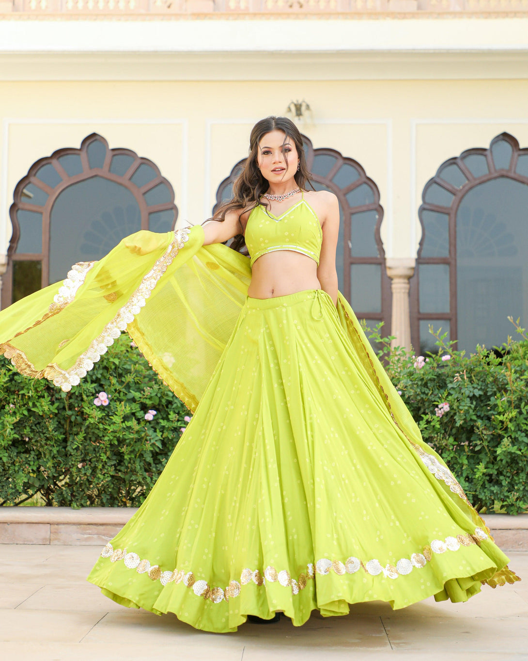 Women's Kalki Lehenga Set - Baisacrafts - Indiakreations