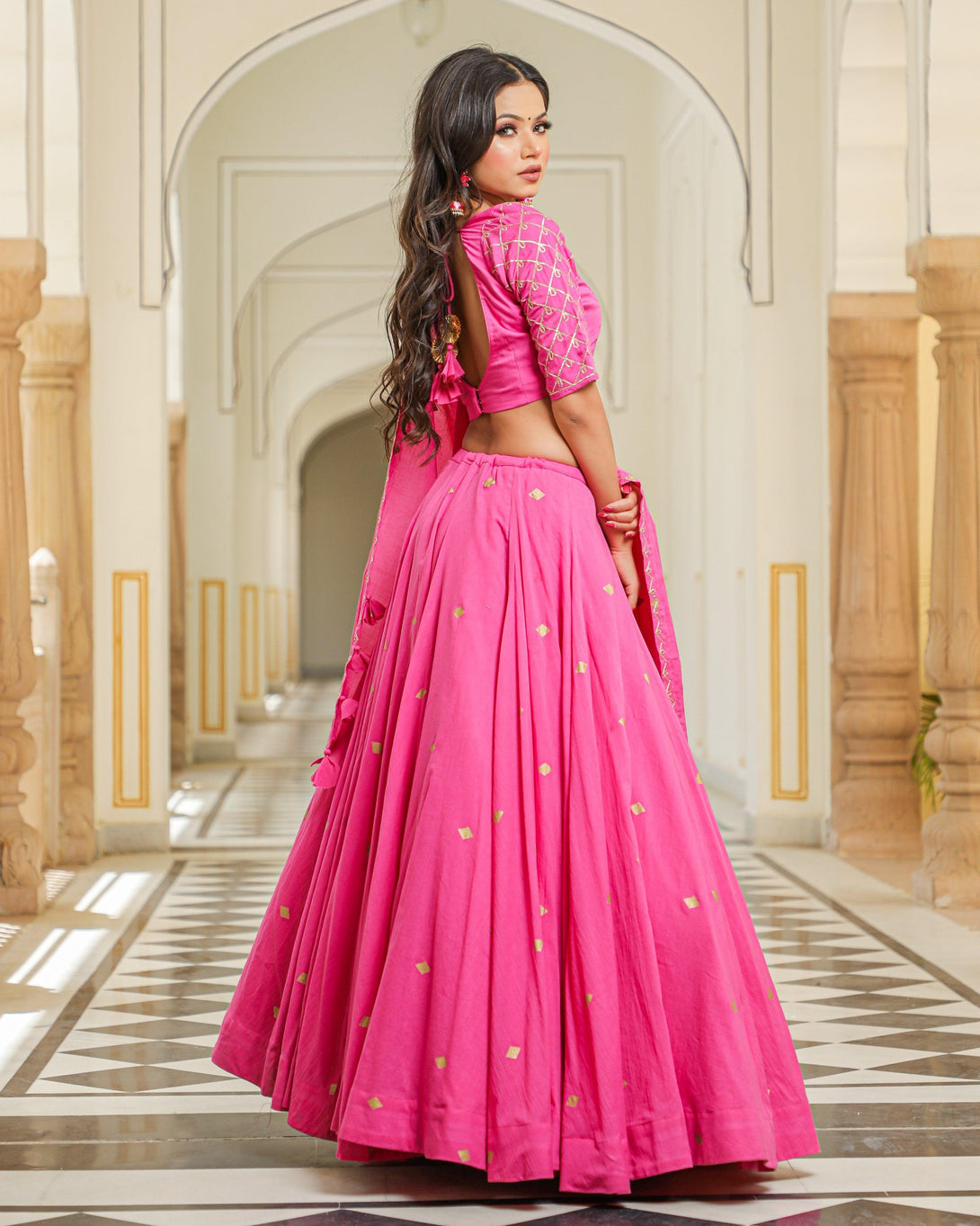 Women's Katya Lehenga - Baisacrafts - Indiakreations