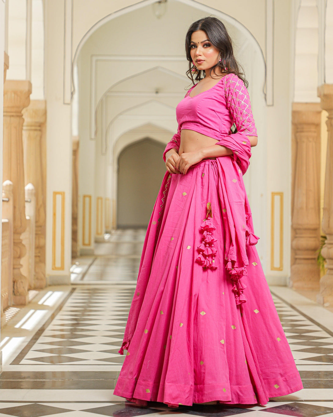 Women's Katya Lehenga - Baisacrafts - Indiakreations