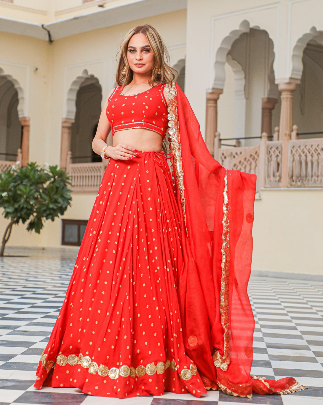 Women's Roohi Lehenga Set - Baisacrafts - Indiakreations