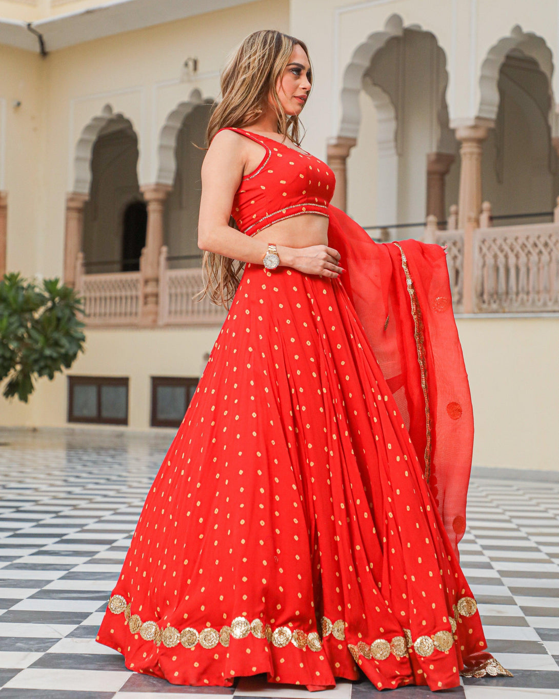 Women's Roohi Lehenga Set - Baisacrafts - Indiakreations