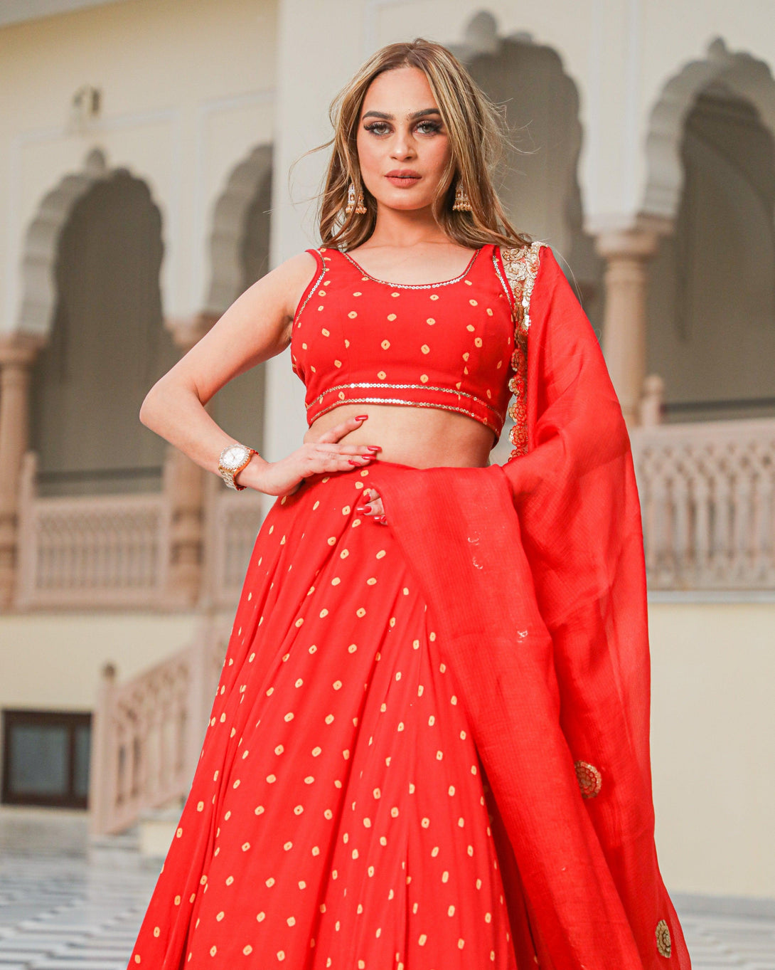 Women's Roohi Lehenga Set - Baisacrafts - Indiakreations