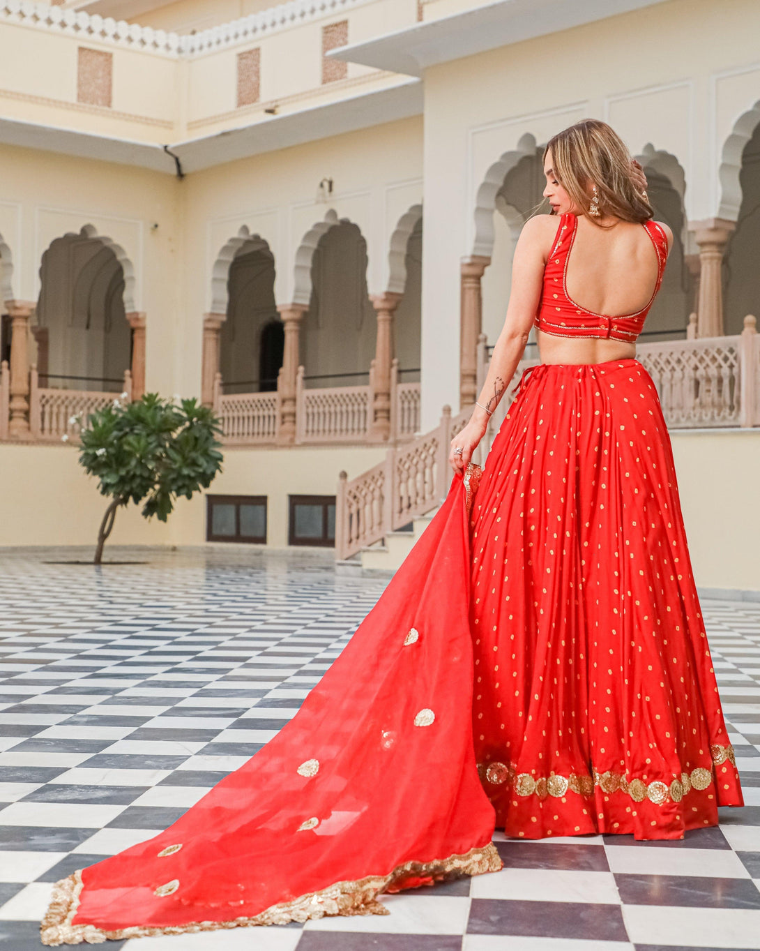 Women's Roohi Lehenga Set - Baisacrafts - Indiakreations