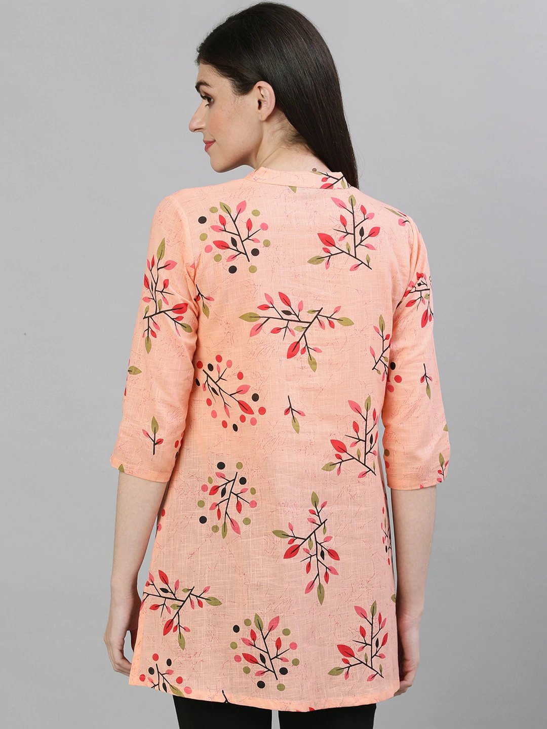 Women Pastel Pink and blue pin-tuck tunic | NOZ2TOZ - Made In INDIA.