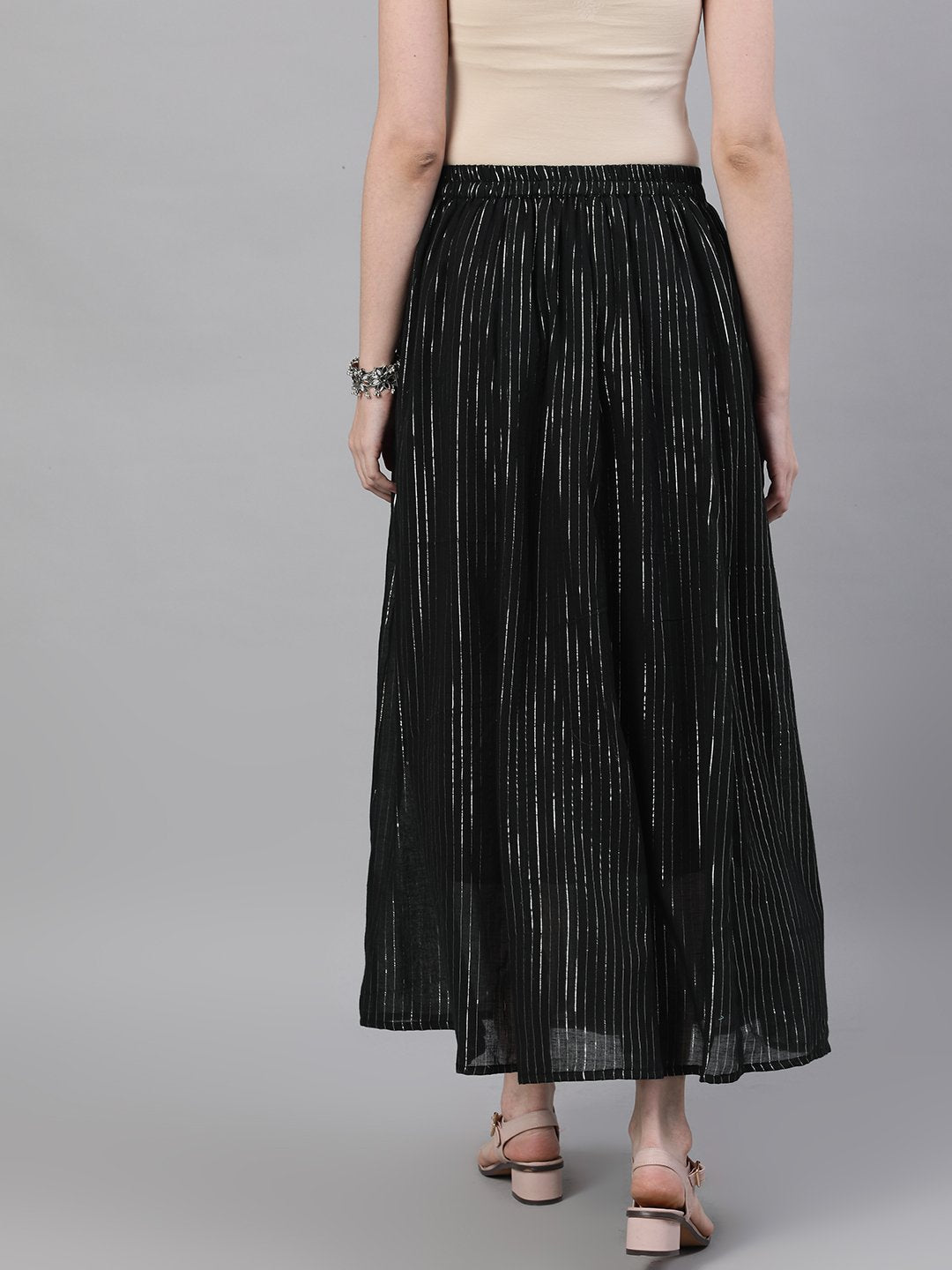 Women Black maxi skirt | NOZ2TOZ - Made In INDIA.