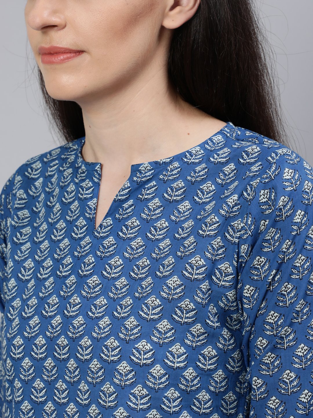 Women Blue Printed Night Suit | NOZ2TOZ - Made In INDIA.