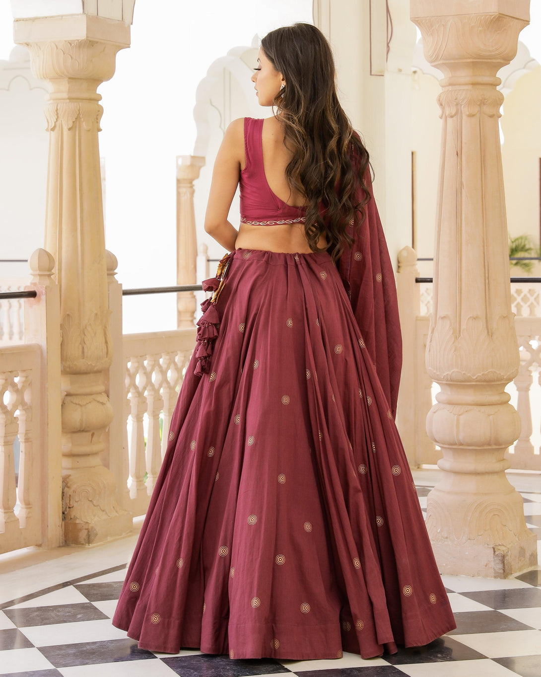 Women's Kushma Lehenga - Baisacrafts - Indiakreations