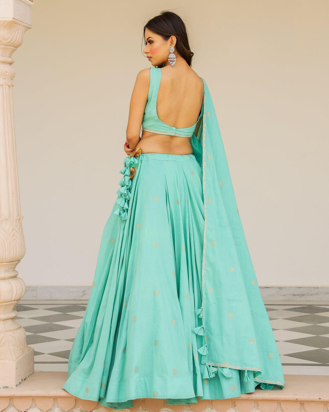 Women's Kushma Lehenga - Baisacrafts - Indiakreations