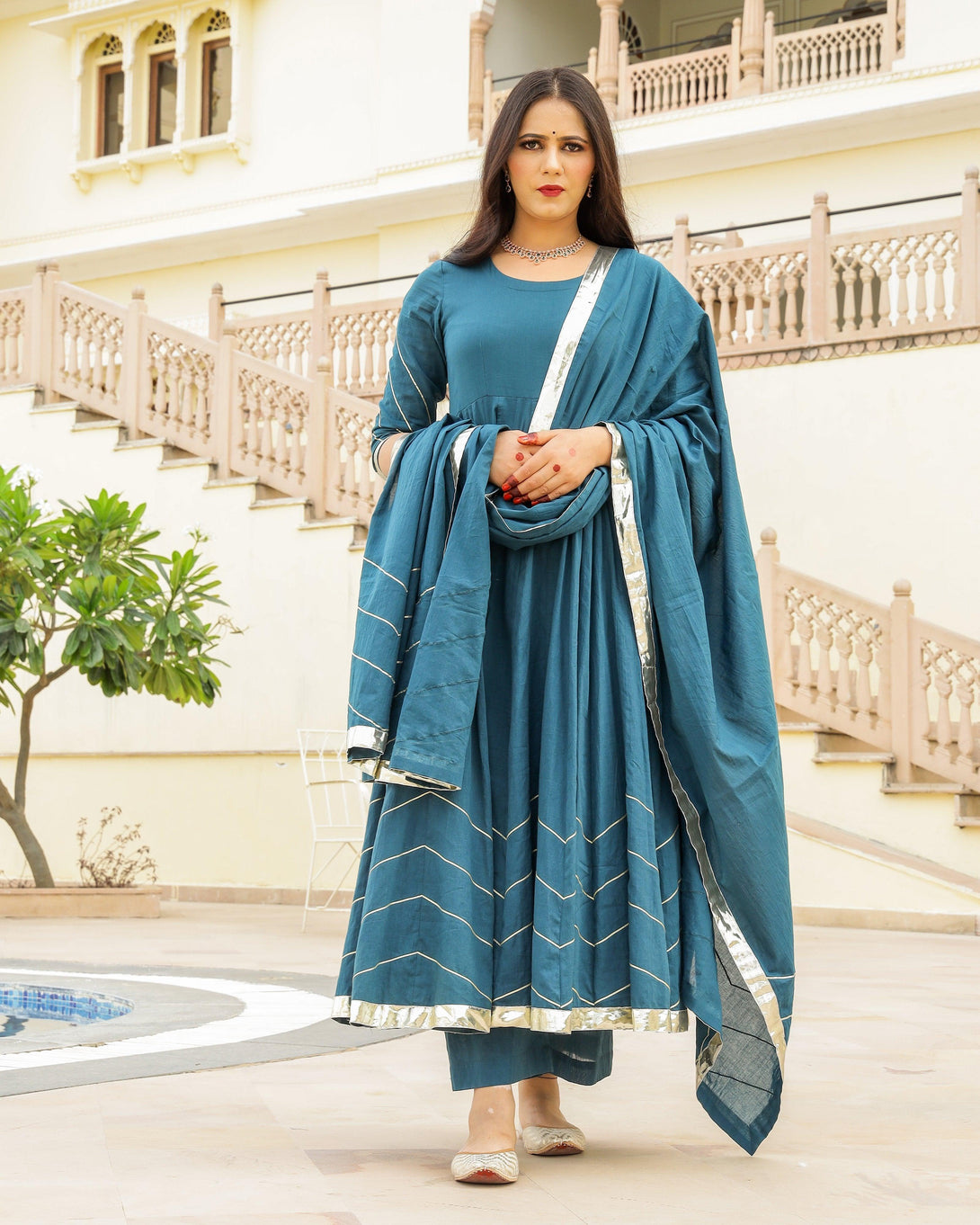 Women's Bramha Dress Set - Baisacrafts - Indiakreations