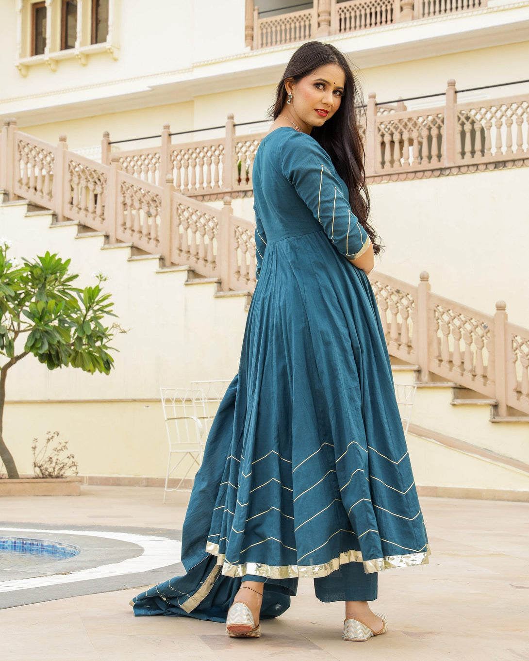 Women's Bramha Dress Set - Baisacrafts - Indiakreations