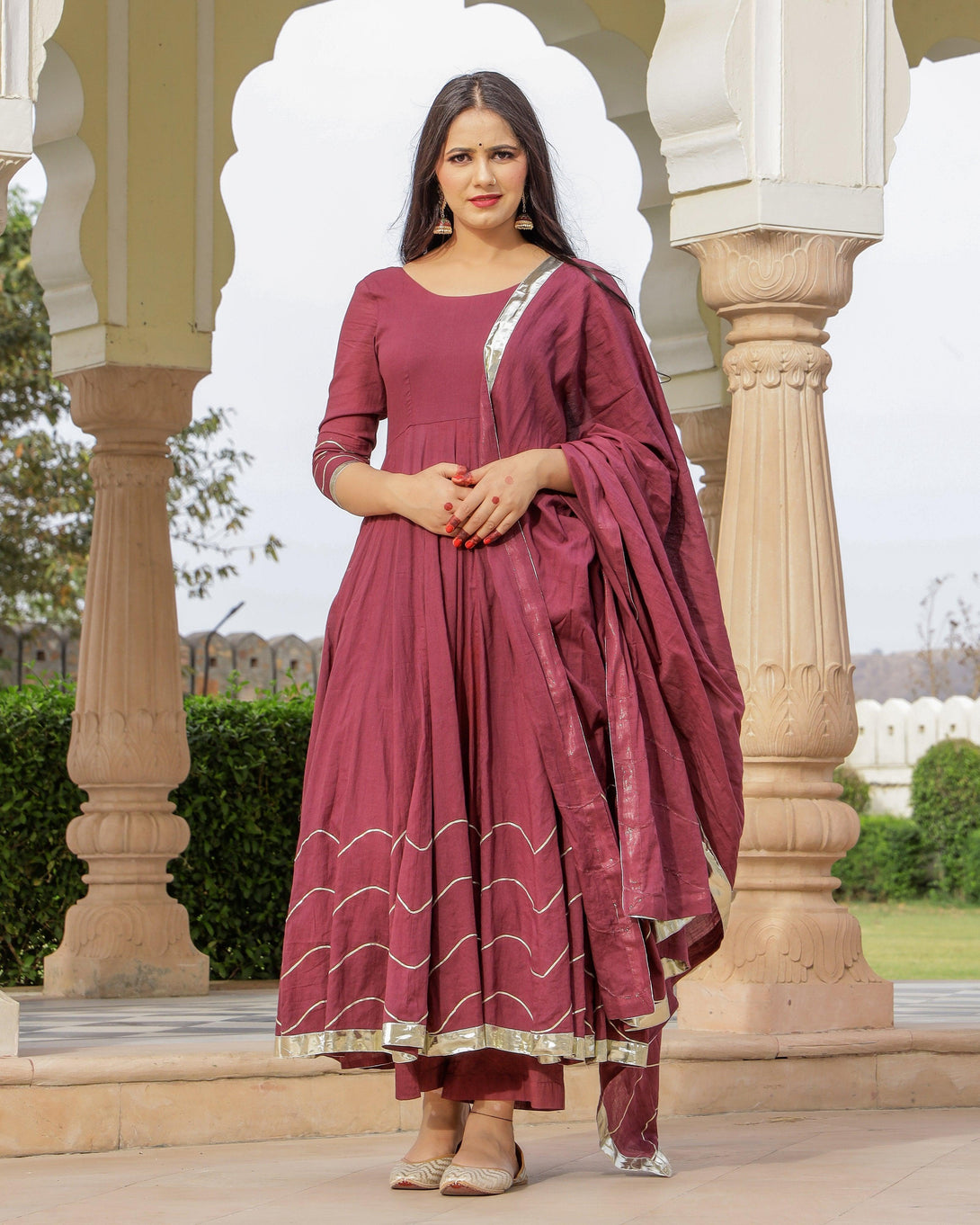 Women's Bramha Dress Set - Baisacrafts - Indiakreations