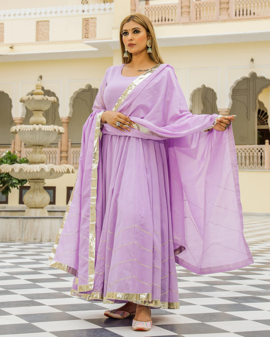 Women's Bramha Dress Set - Baisacrafts - Indiakreations