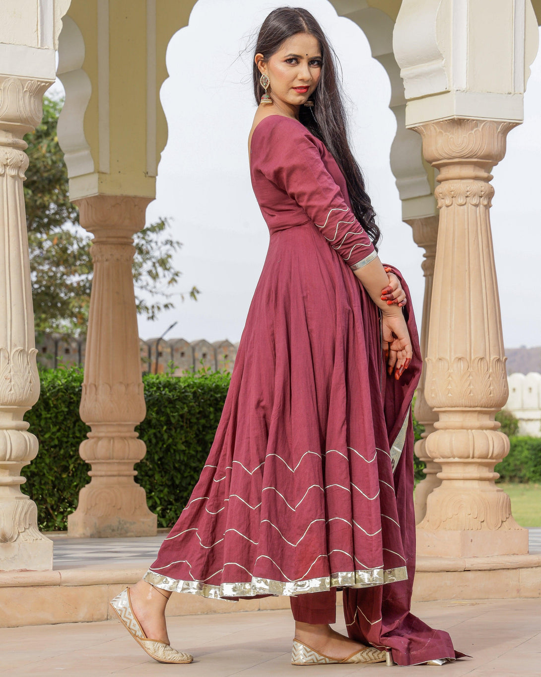 Women's Bramha Dress Set - Baisacrafts - Indiakreations