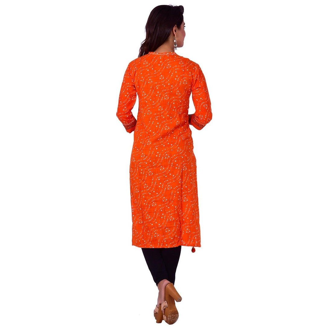 Women's Cotton Straight Kurti-Noz2Toz - Indiakreations