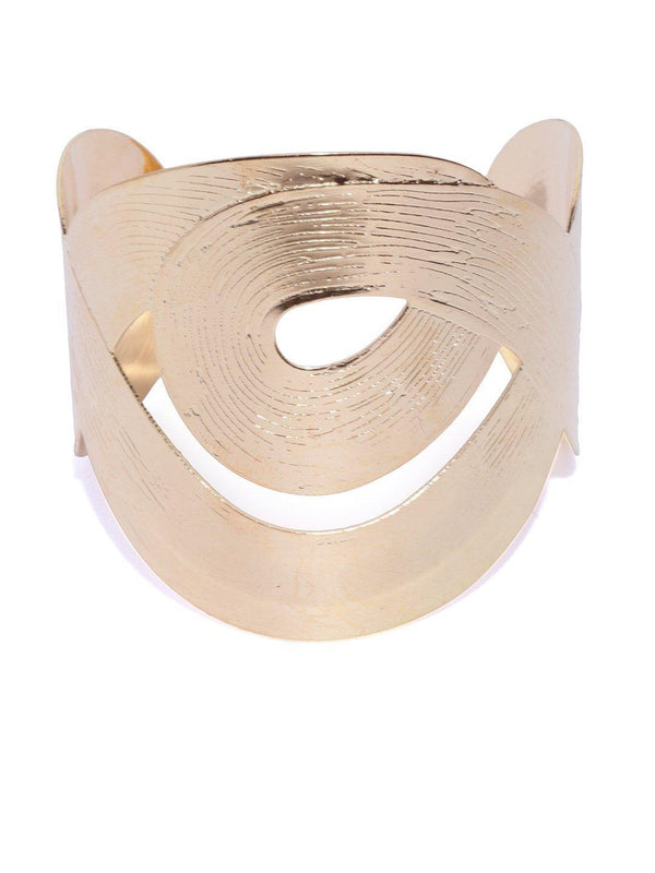 Women's Germen Silver Gold Plated Hand Cuff Bracelet For Girls And Women - Priyaasi - Indiakreations