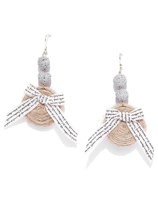 Women's Light Weight Handmade Jute Earrings For Girls & Women - Priyaasi - Indiakreations