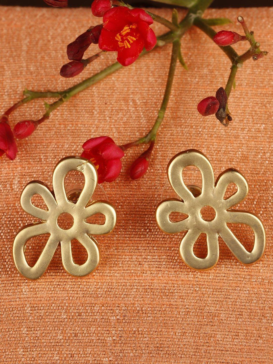 Women's Metal Stud Earrings For Girls & Women - Priyaasi - Indiakreations