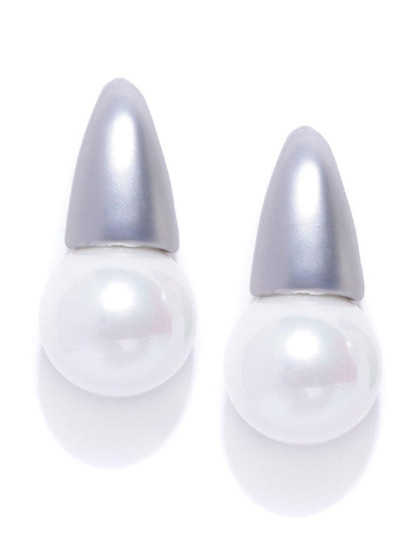 Women's Daily/Office Wear Pearl Stud Earrings For Girls And Women - Priyaasi - Indiakreations