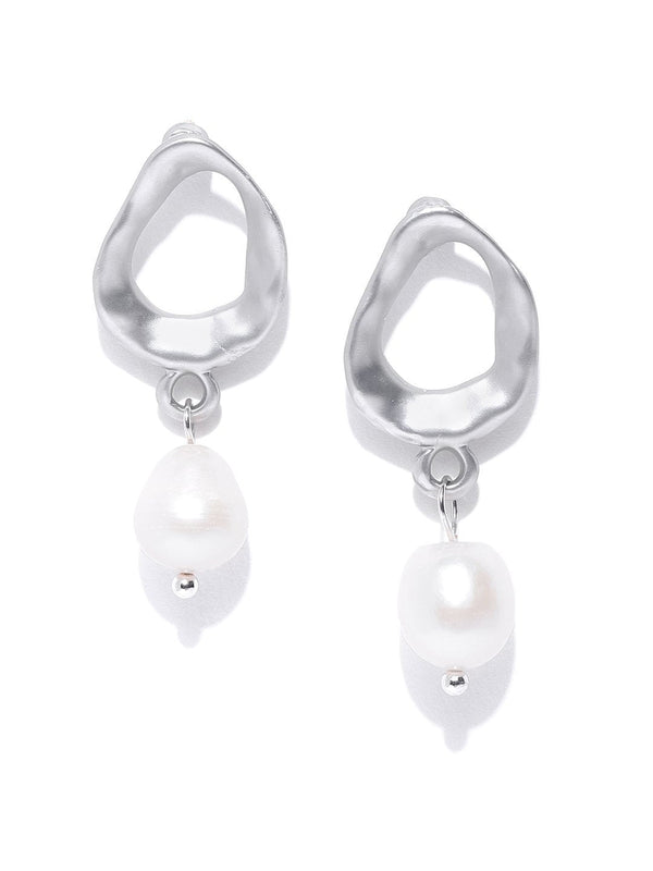 Women's Drop Pearl Earrings For Girls And Women - Priyaasi