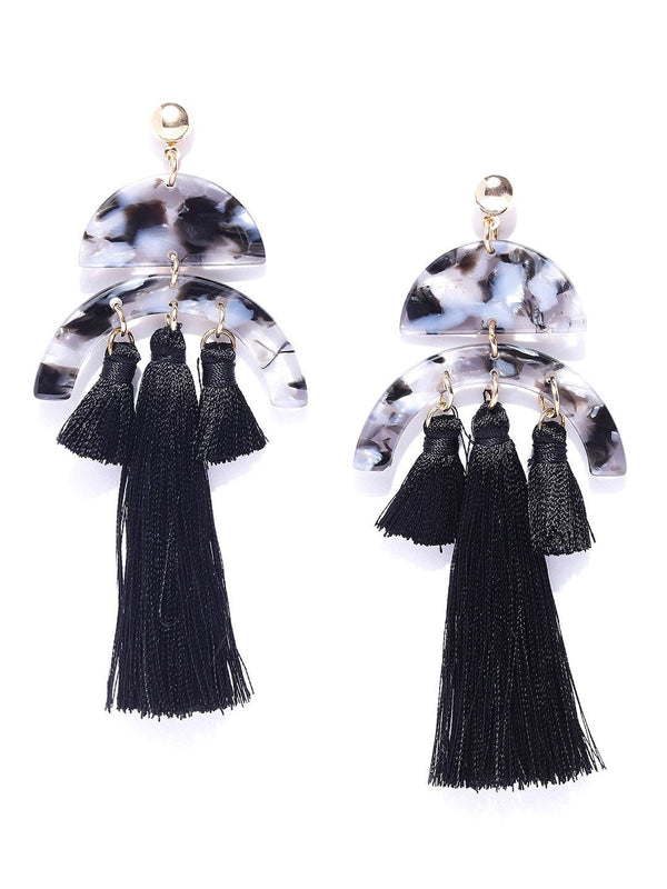 Women's Fashion Acrylic Tassel Earrings - Priyaasi