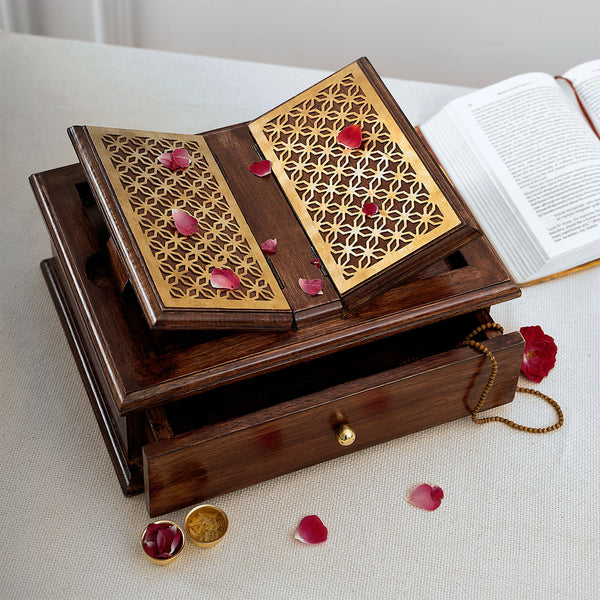 Handcrafted Holy Book Stand - DecorTwist