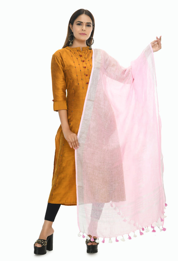 Women's Linen Dupatta - Moeza