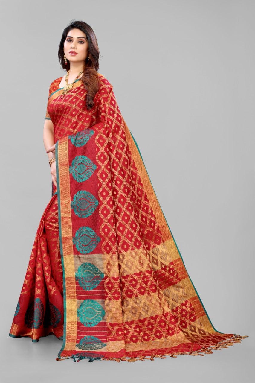 Women's Banarasi Silk Saree Collection - Dwija Fashion - Indiakreations