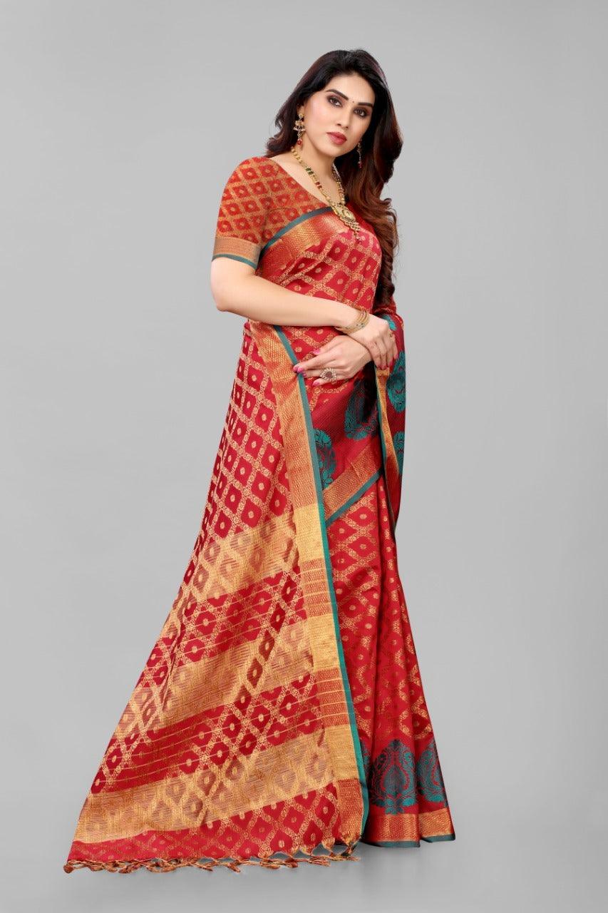 Women's Banarasi Silk Saree Collection - Dwija Fashion - Indiakreations